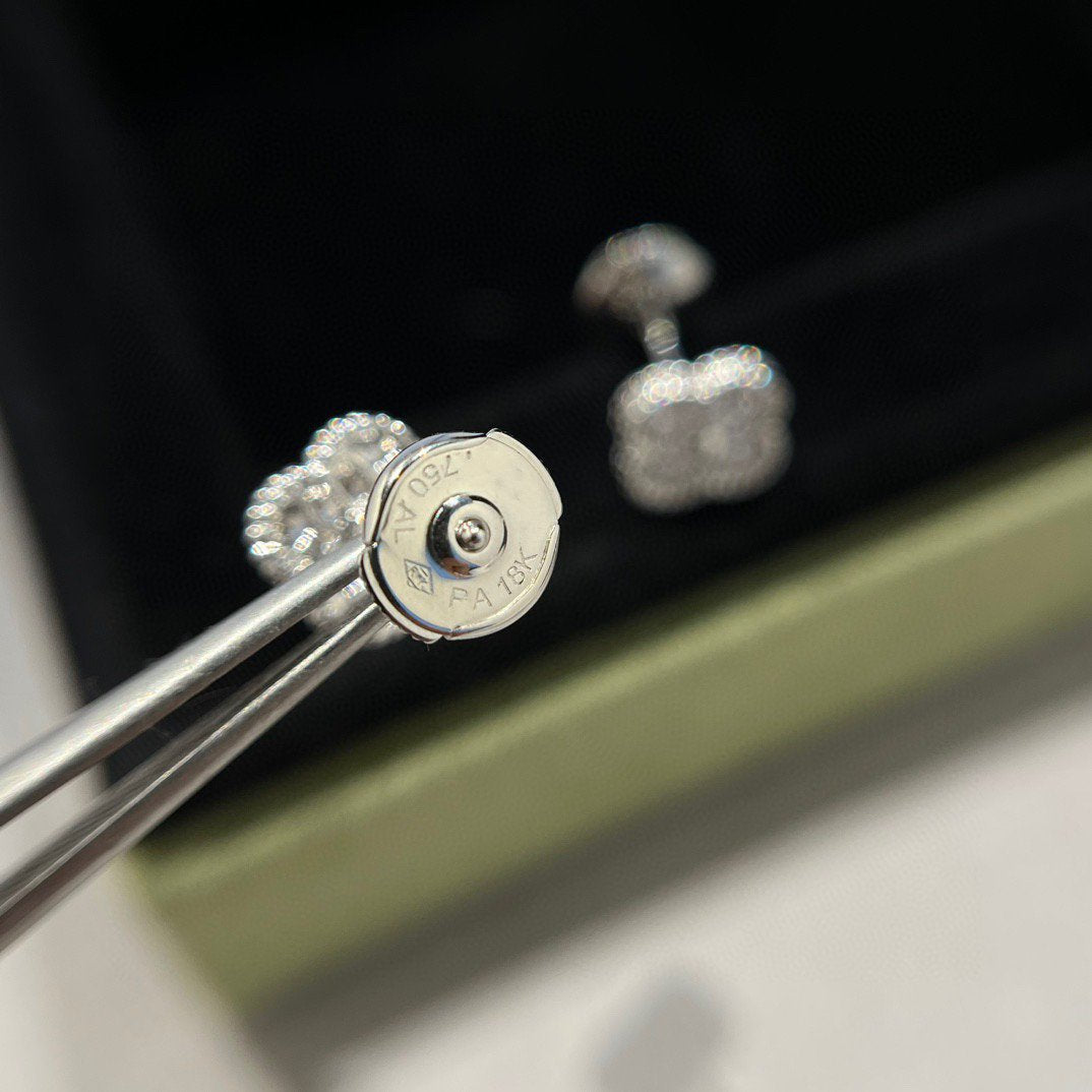 ¡®Sprite Jewelry¡¯CLOVER MINI DIAMOND STUD EARRINGS