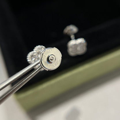 ¡®Sprite Jewelry¡¯CLOVER MINI DIAMOND STUD EARRINGS