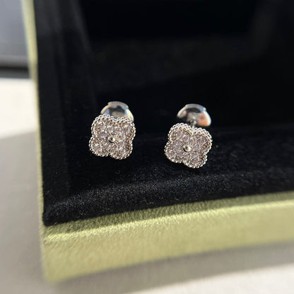 ¡®Sprite Jewelry¡¯CLOVER MINI DIAMOND STUD EARRINGS