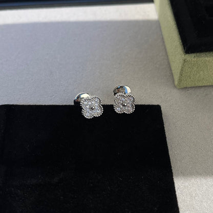 ¡®Sprite Jewelry¡¯CLOVER MINI DIAMOND STUD EARRINGS