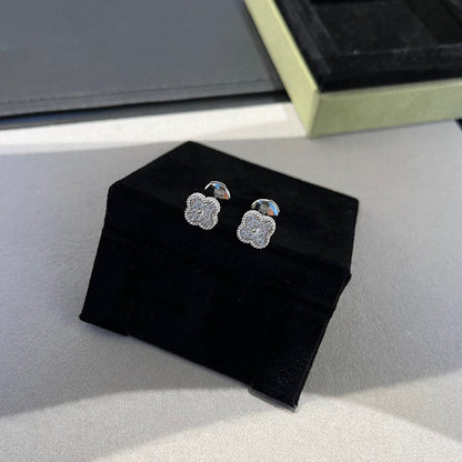¡®Sprite Jewelry¡¯CLOVER MINI DIAMOND STUD EARRINGS