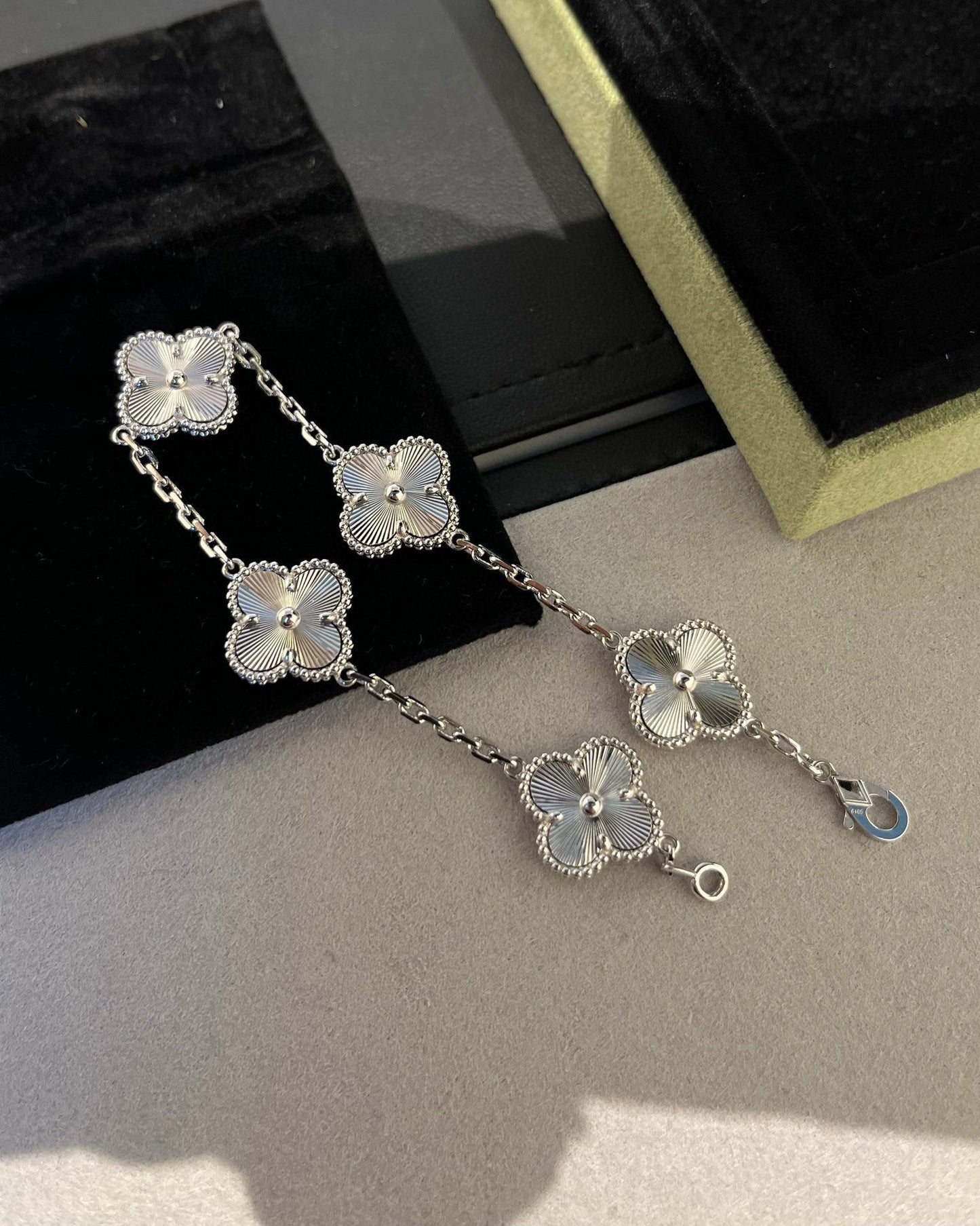[Sprite Jewelry]New  CLOVER 5 MOTIF LASER BRACELET COLLECTION