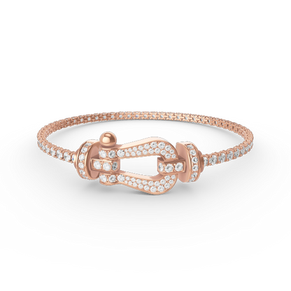 ¡®Sprite Jewelry¡¯FORCE  LARGE HORSESHOE FULL DIAMOND TENNIS BRACELET