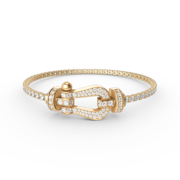 ¡®Sprite Jewelry¡¯FORCE  LARGE HORSESHOE FULL DIAMOND TENNIS BRACELET