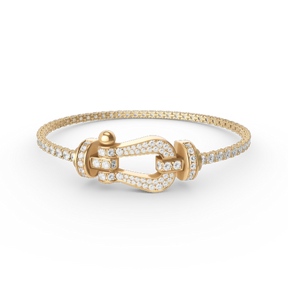 ¡®Sprite Jewelry¡¯FORCE  LARGE HORSESHOE FULL DIAMOND TENNIS BRACELET